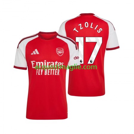 Divisa di Calcio Arsenal Christos Tzolis 17 Prima 2026/2027